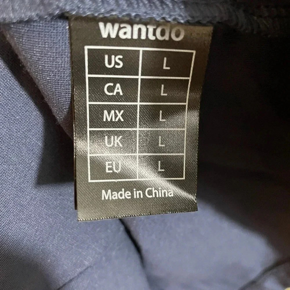 Wantdo L Workout Ruched Tunic Yoga Top Casual T Shirt Blue Antibacterial NEW - Picture 5 of 12